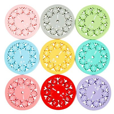 2" Addition & Subtraction Math Fidget Spinner Toys – 9 Pc. | Target