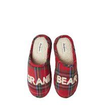 Dearfoams Unisex Grand Bear Plaid Clog Slippers | Walmart (US)