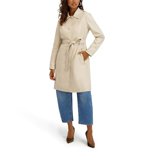 Kensie Women's Outerwear Coat, Stone Soft, Large | Amazon (US)