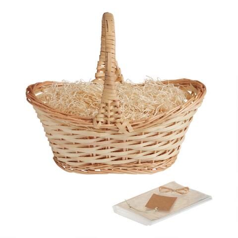 Natural Gift Basket Kit with Handle | World Market