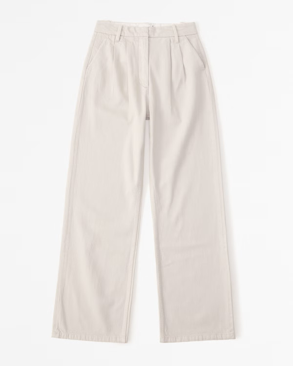 Curve Love A&F Sloane Tailored Pant | Abercrombie & Fitch (US)