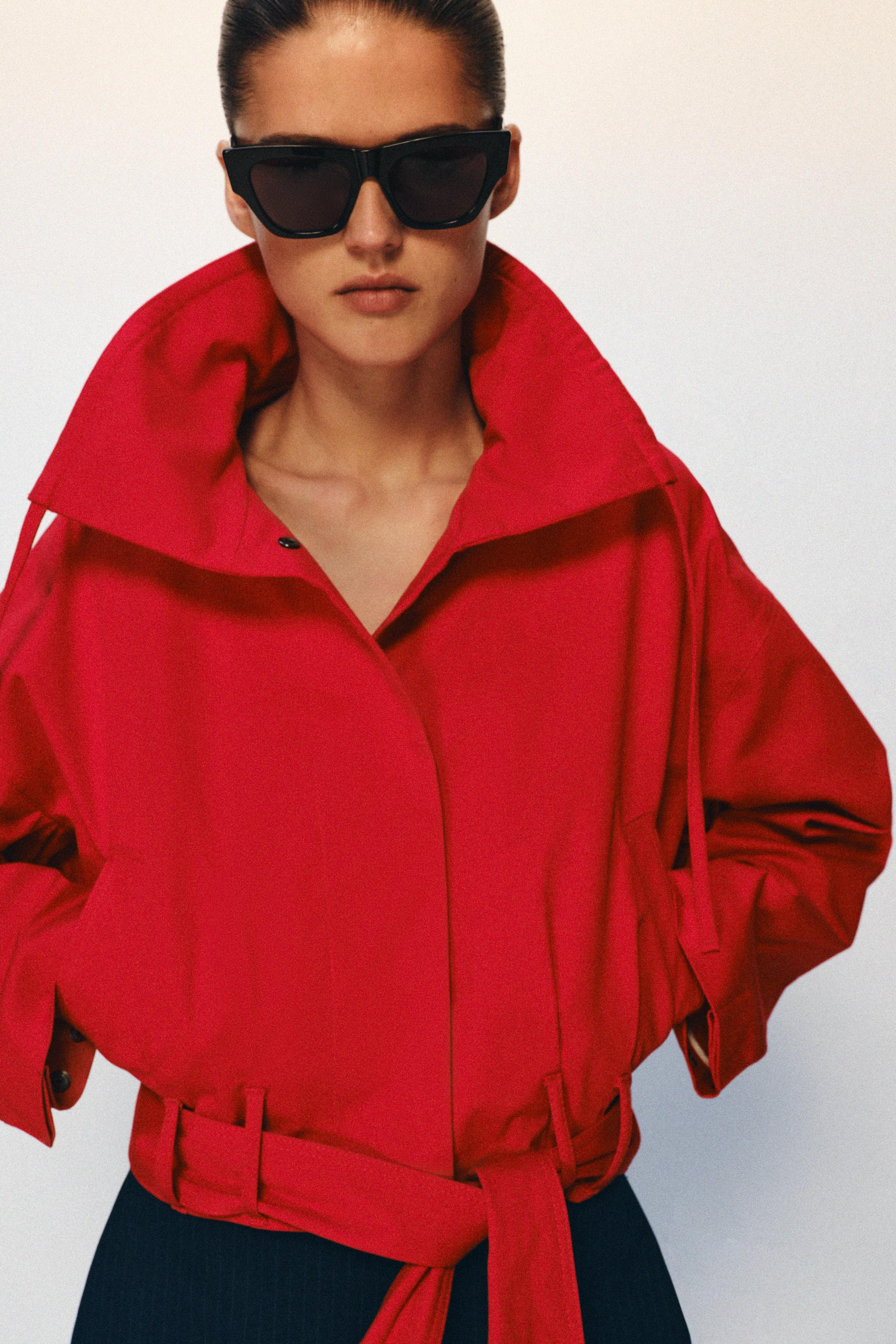 ZW COLLECTION BELTED JACKET | Zara US