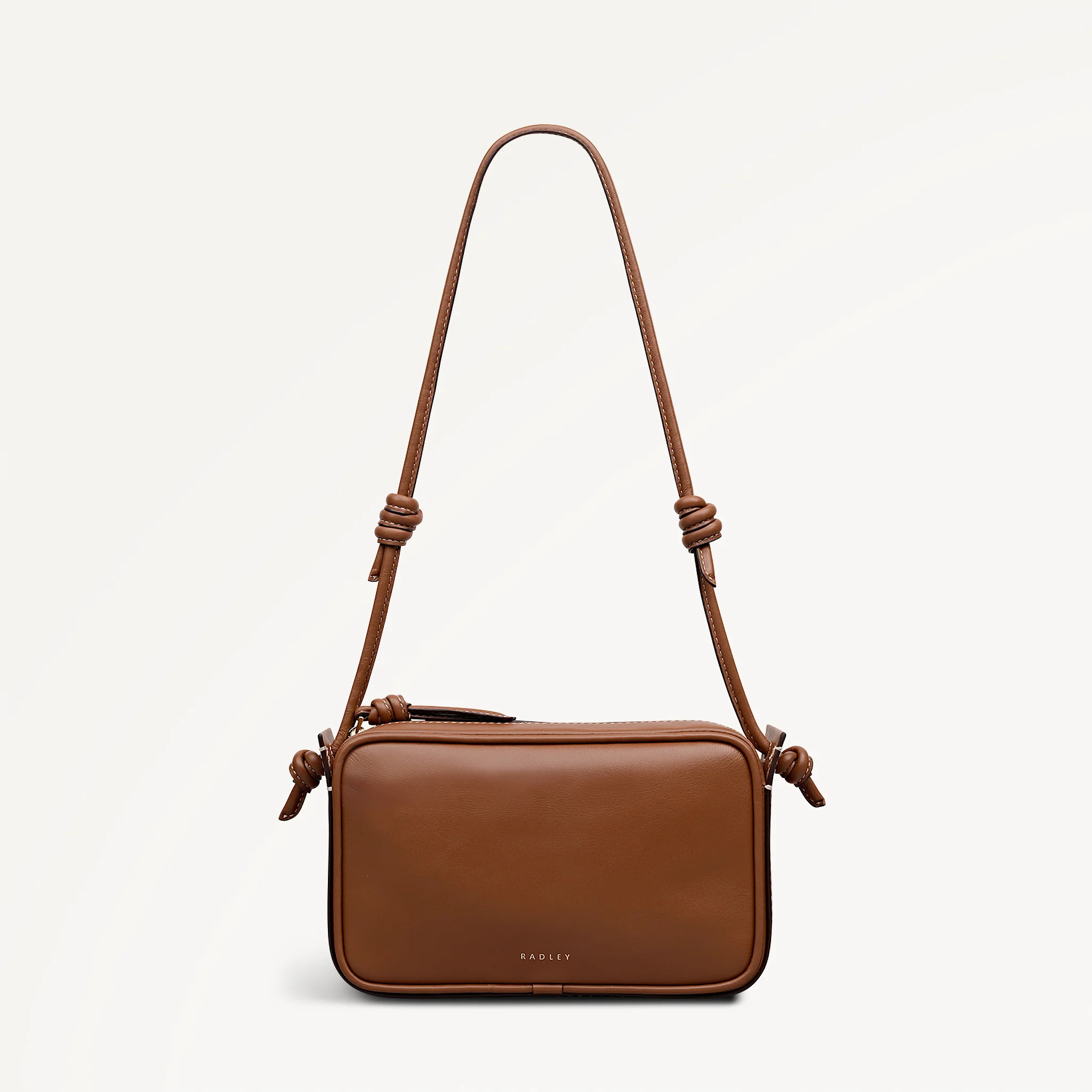 The Camden Small Ziptop Shoulder Cognac - 113560 | Radley London US
