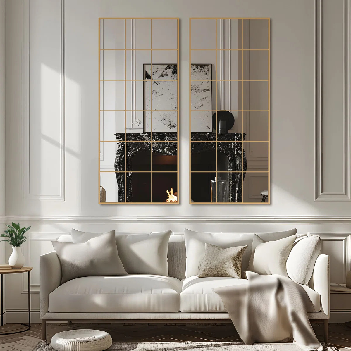 Attering Metal Flat Mirror | Wayfair North America