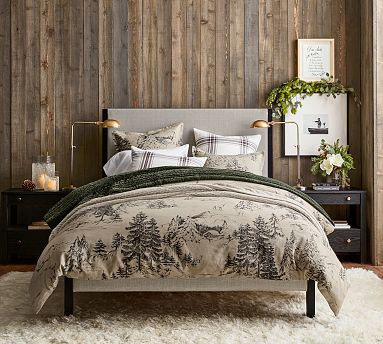 Rustic Forest Duvet Cover | Pottery Barn (US)