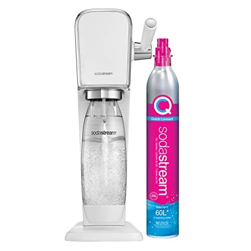SodaStream Art Sparkling Water Maker (White) with CO2 and DWS Bottle | Amazon (US)