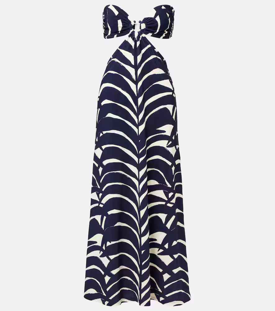 Johanna Ortiz Robe longue Ocean Layers imprimée | Mytheresa (FR)