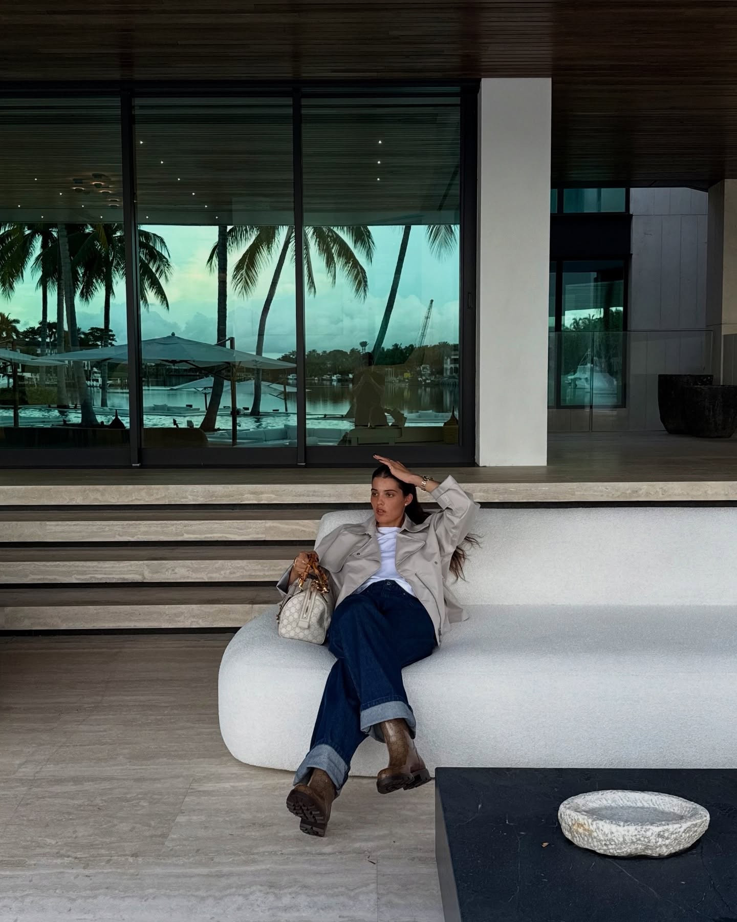 palm reflections & Gucci intentions