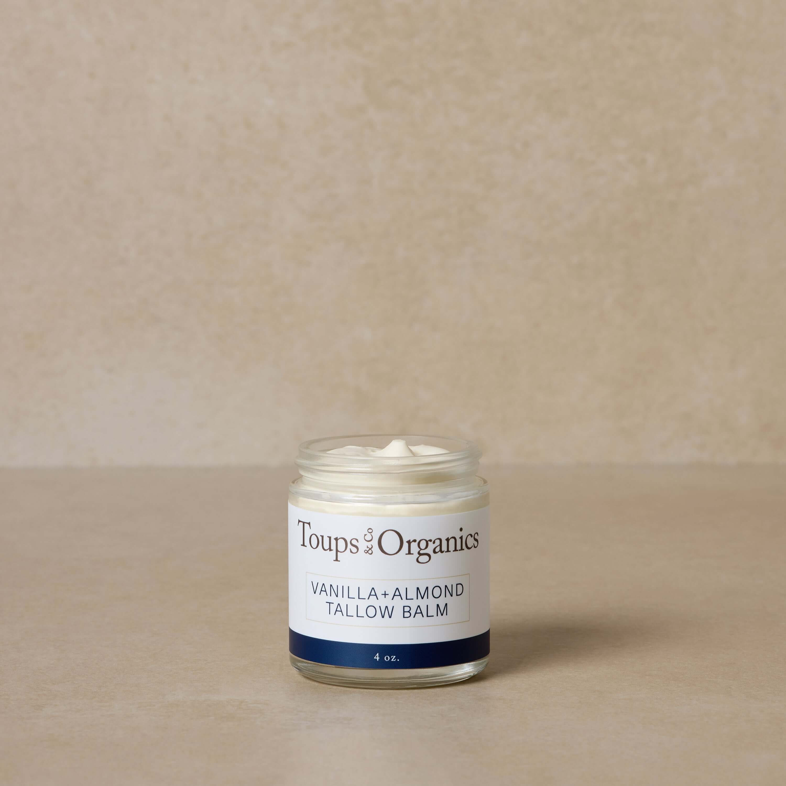Vanilla + Almond Tallow Balm | Rich Ancestral Moisturizer | Toups and Co Organics