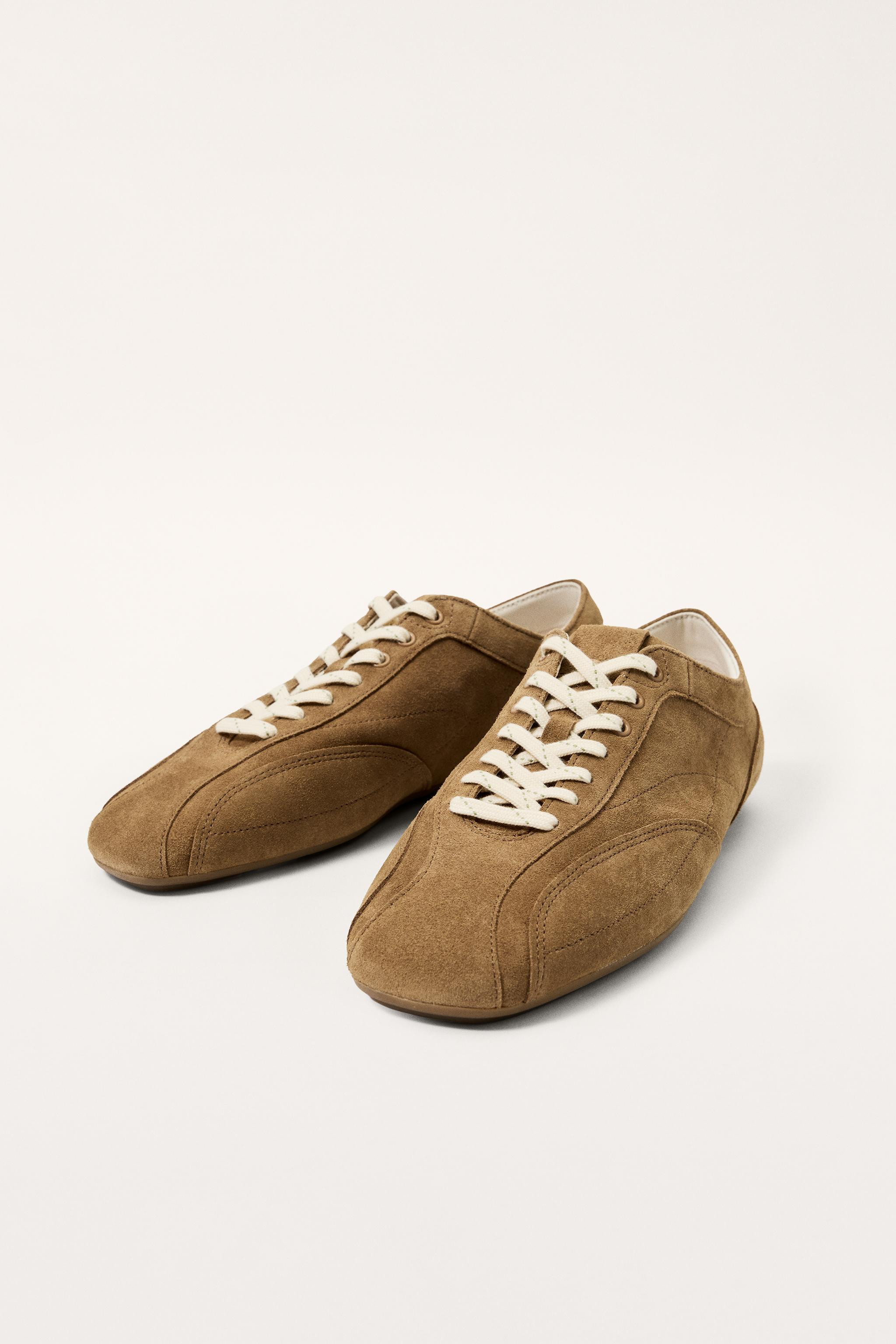 LIMITED EDITION LEATHER SNEAKERS | Zara US