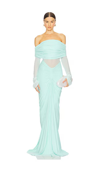 x REVOLVE Jolene Gown in Green | Revolve Clothing (Global)