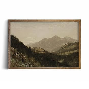 Rustic Farmhouse Wall Art Decor - 24x36 Large Unframed Rolled Canvas - Boho Landscape Picture - F... | Amazon (US)