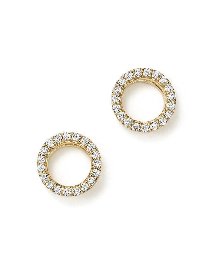 Diamond Circle Stud Earrings in 14K Gold, 0.20 ct. t.w. - 100% Exclusive | Bloomingdale's (US)