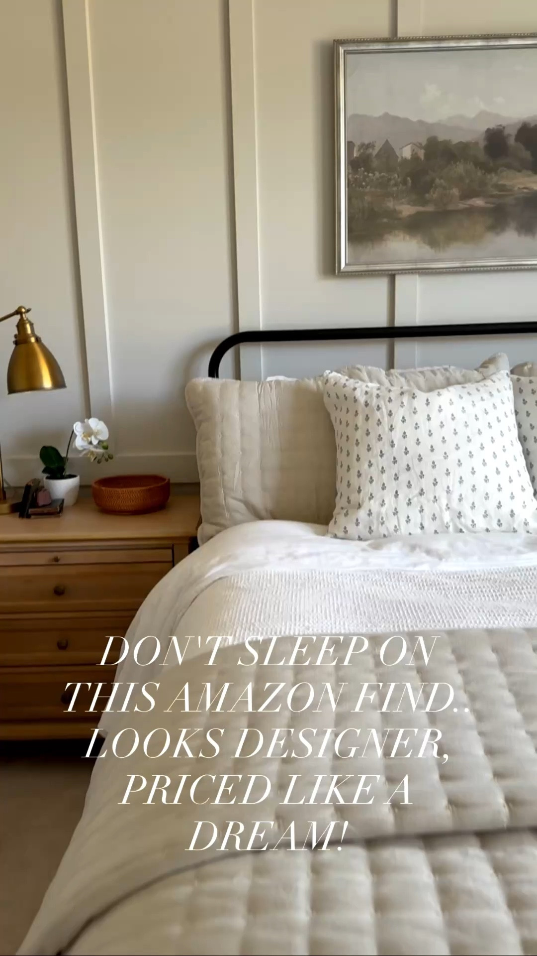 The quilt set you didn't know you needed until right now 🤍 This one stopped me in my tracks — the stitching detail is absolutely stunning and it has the most cloud-like, lightweight feel when you wrap yourself in it. It comes as a full set with shams and is available in multiple colors, making it so easy to match any bedroom vibe. Designer-inspired quality at an Amazon price point? Yes please. Your bedroom refresh starts here. #AmazonFinds #QuiltSet #BedroomDecor #AmazonHome #SoftBedding #HomeInspo #CozyBedroom