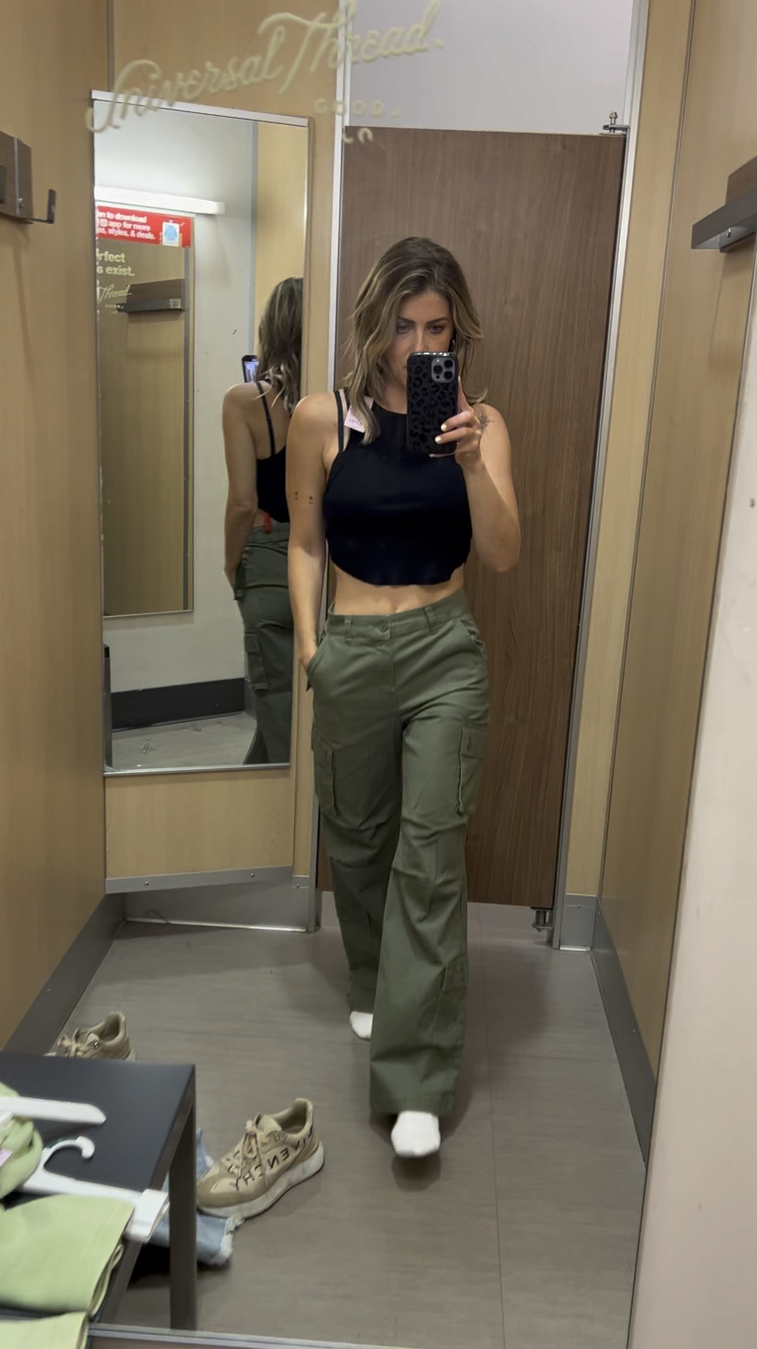 Black tank and cargo pants from Targett

#LTKActive #LTKstyletip #LTKover40