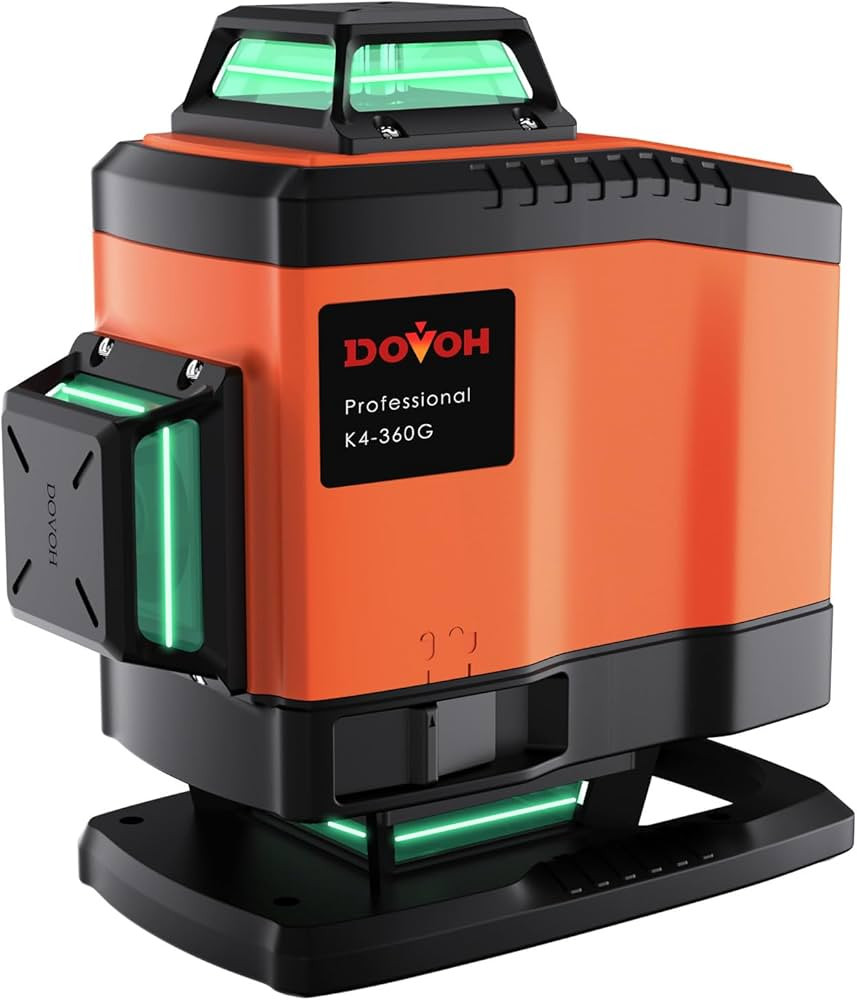 4x360° Laser Level 360 Self Leveling, 16 Line Laser Leveler for Construction Floor Tiling and Ce... | Amazon (US)