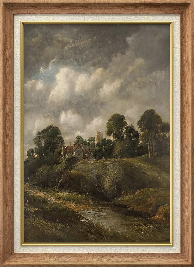 SIGNWIN Premium Frame Art The Glebe Farm by Artist John Constable Classical Historical Illustrati... | Amazon (US)