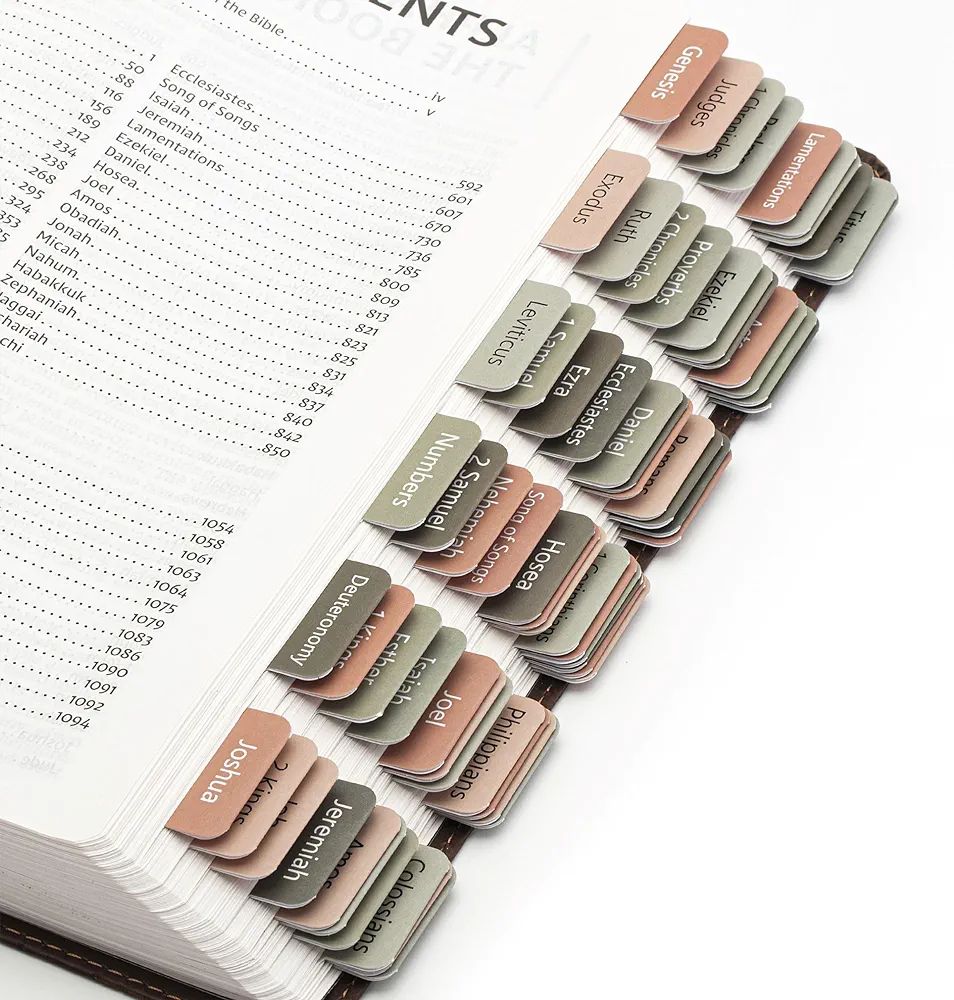 Mr. Pen- Bible Tabs, 75 Tabs, Green Terracotta, Vintage, Laminated Bible Tabs for Women and Men, ... | Amazon (US)