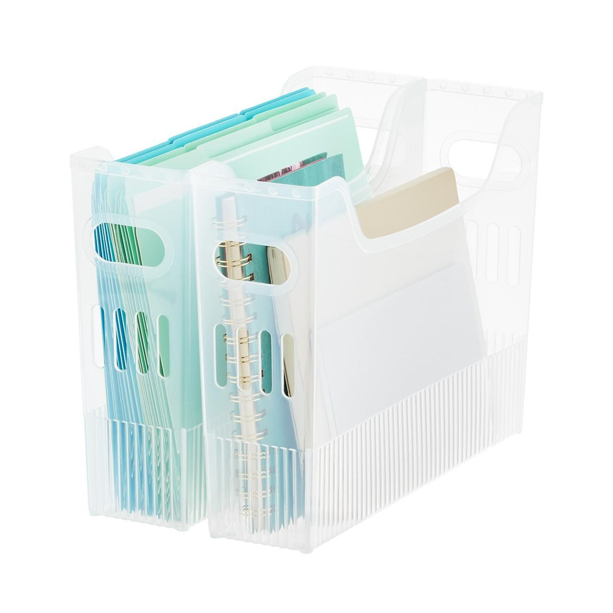 Medium Multi-Purpose Bin Translucent | The Container Store