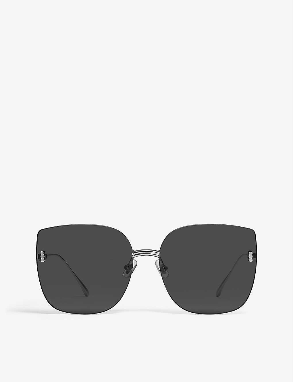 Modmo 02 metal square-frame sunglasses | Selfridges