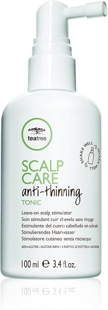 Tea Tree Scalp Care Anti-Thinning Tonic, Leave-In Treatment, For Thinning Hair, 3.4 fl. oz. | Amazon (US)