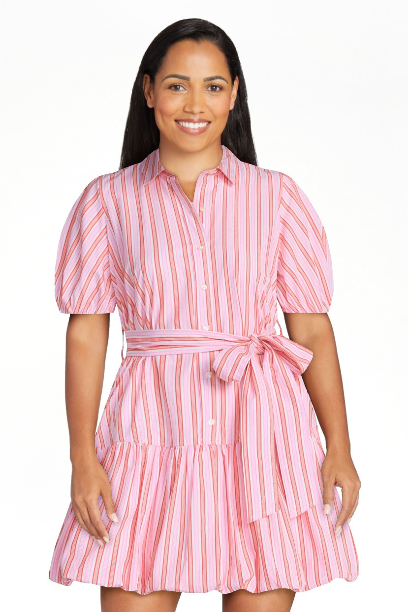 Free Assembly Women's and Women's Plus Cotton Mini Dress with Puff Sleeves, Sizes XS-4X | Walmart (US)