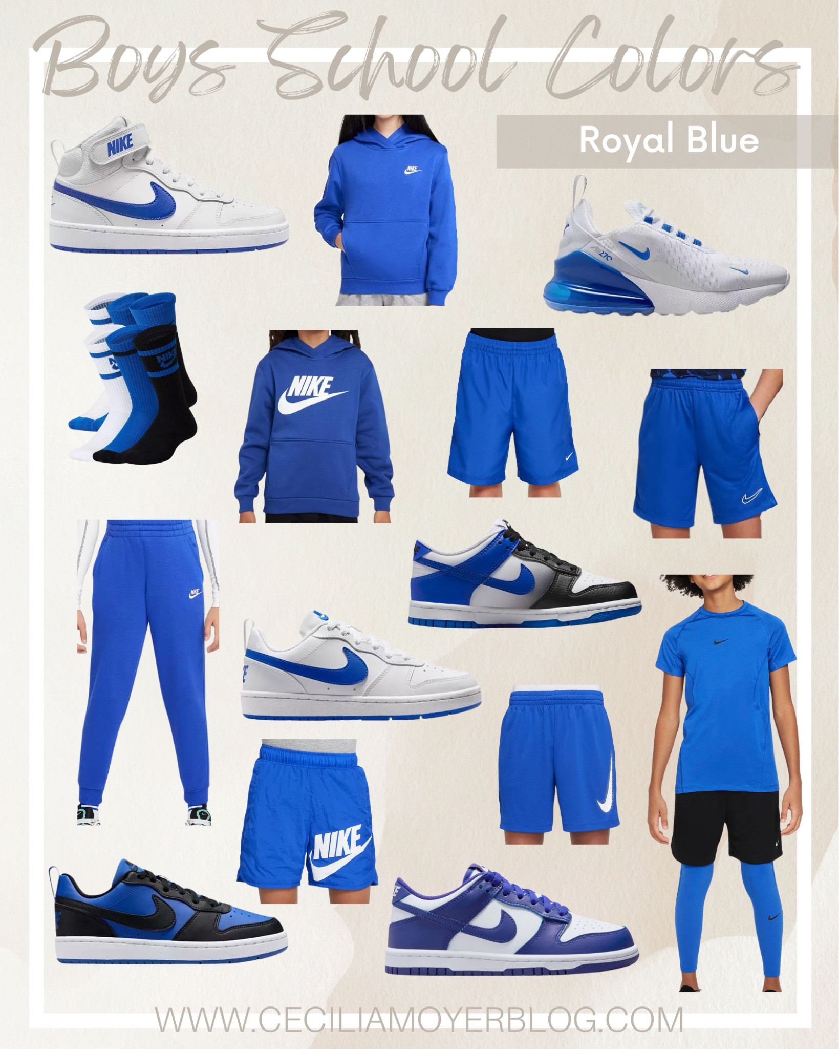 Boys activewear for back to school! Royal blue school colors - Nike - kids activewear - athletic shoes - Nike shoes

#LTKSaleAlert #LTKKids #LTKBacktoSchool