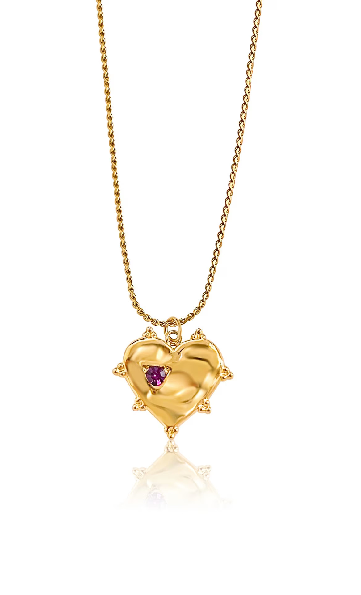 Waterproof Reine Heart Necklace | Wolf & Badger