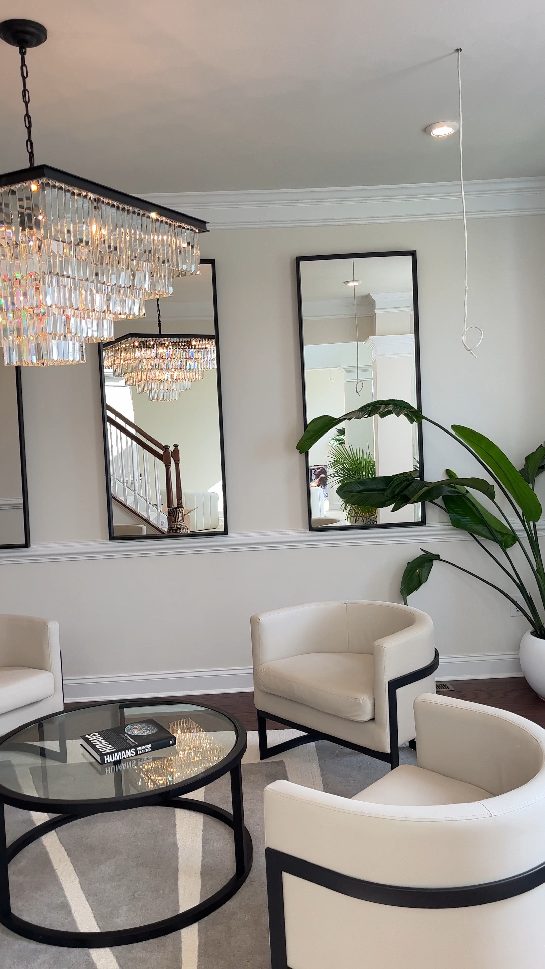 Modern luxury home decor 
IKEA Nissedal mirrors 

#LTKFind 

#LTKhome #LTKstyletip