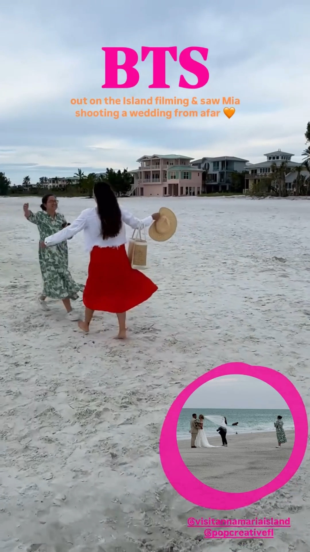 BTS out on the Island filming & saw a friend shooting a wedding from afar 🧡

#LTKSwim #LTKSeasonal #LTKFindsUnder100