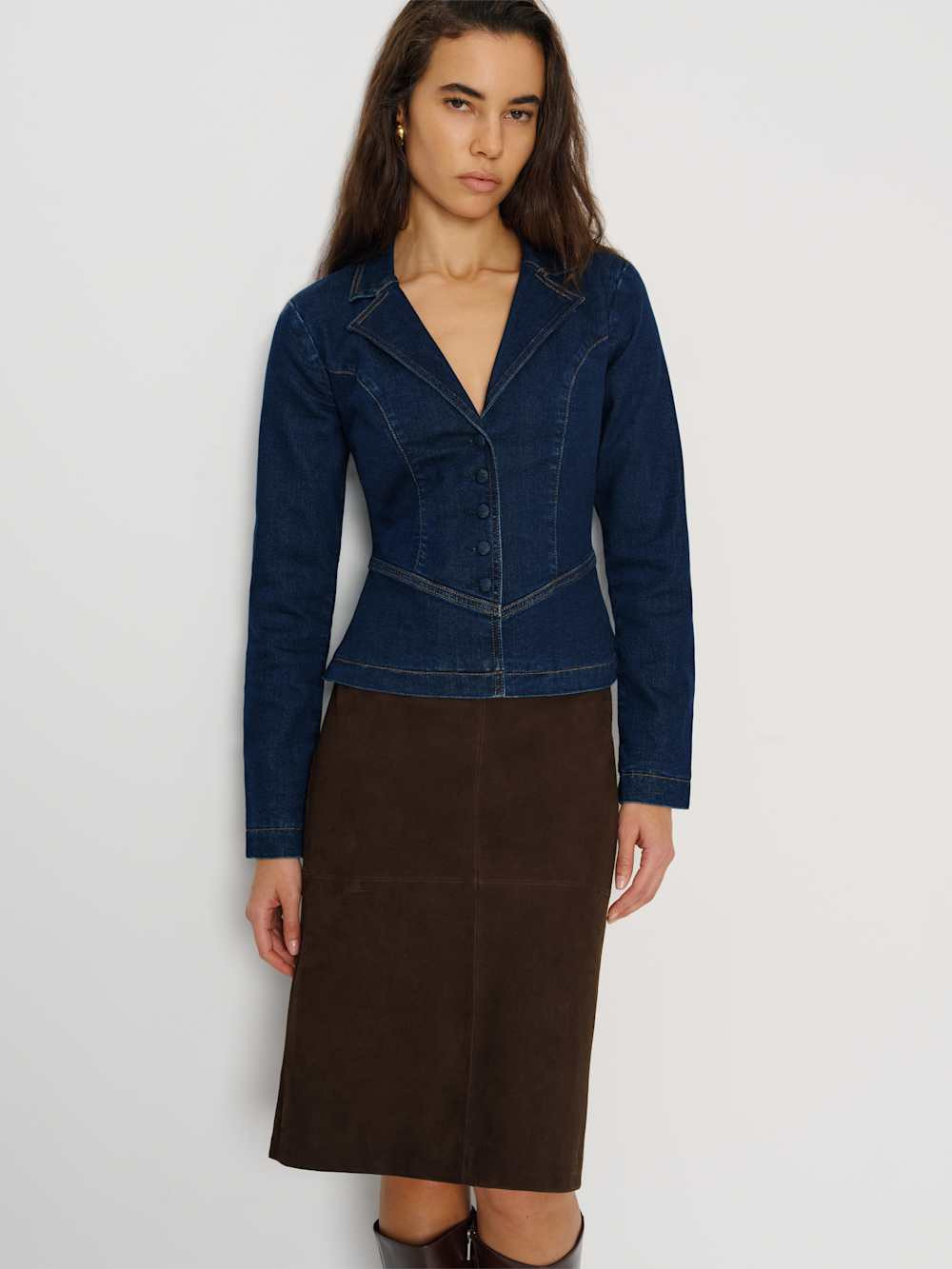 Porter Super Stretch Denim Jacket | Reformation (Global)