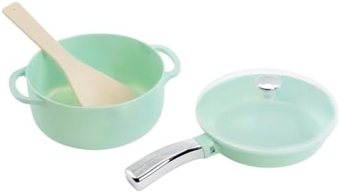 Little Tikes Sweet Spaces Pots & Pans Set, Sea Foam, Play Kitchen Cookware, for Boys and Girls Ag... | Amazon (US)