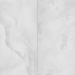 Calgary Onyx 32 in. x 64 in. Polished Porcelain Marble Look Floor and Wall Tile (13.78 sq. ft./Ca... | The Home Depot