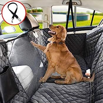 Vailge Dog Seat Cover for Back Seat, 100% Waterproof Dog Car Seat Covers with Mesh Window, Scratc... | Amazon (US)