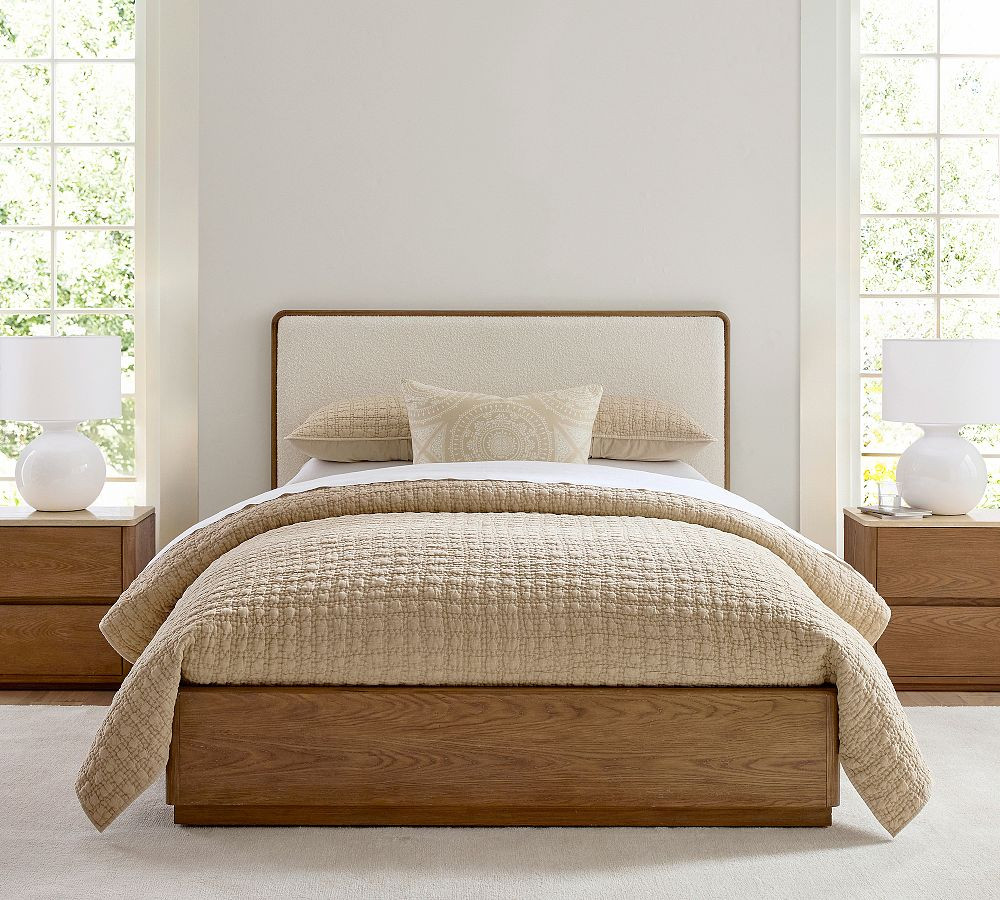 Kona Upholstered Bed | Pottery Barn (US)