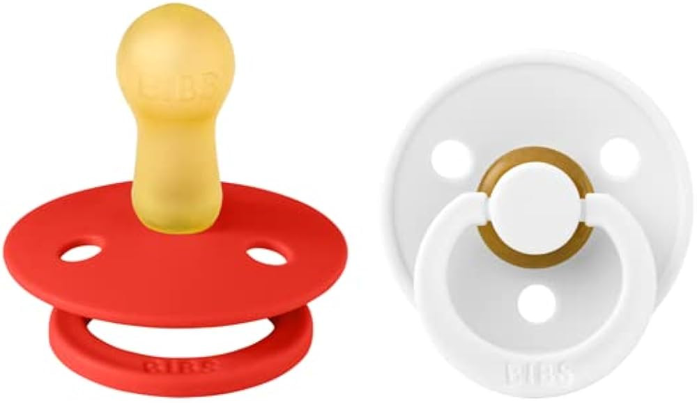 BIBS Pacifiers - Stars & Stripes Collection | Natural Rubber Baby Pacifier | Set of 2 BPA-Free So... | Amazon (US)