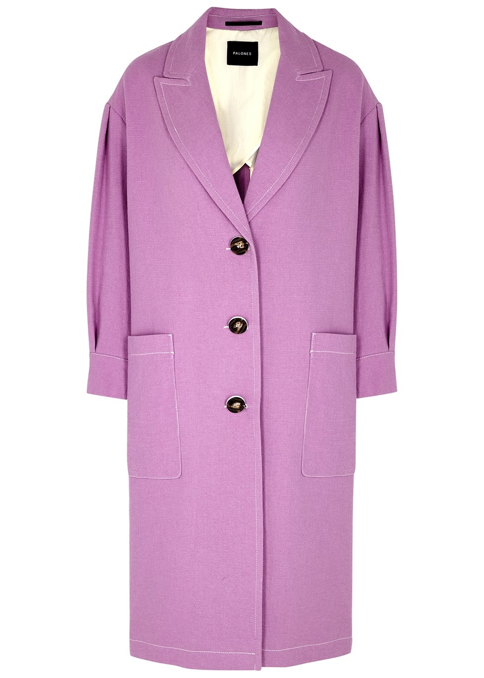 Lilac cotton-blend coat | Harvey Nichols (Global)