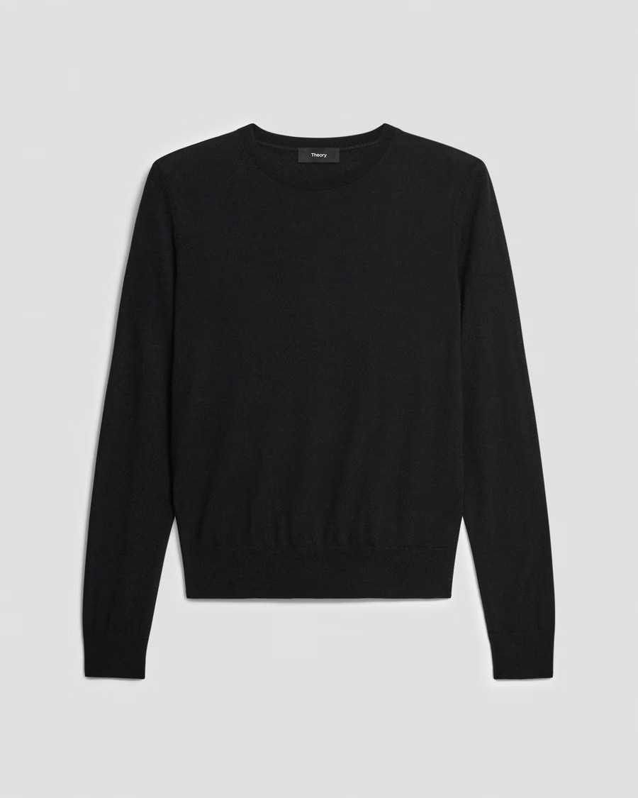 Crewneck Sweater in Regal Wool | Theory