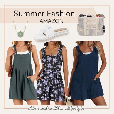Comfy rompers for vacation outfits! Spring outfits! Mesh tote bag and handbag, white sandals, and necklace! Amazon fashion! Amazon finds! Summer outfit! 


#LTKStyleTip #LTKFindsUnder50 #LTKSeasonal