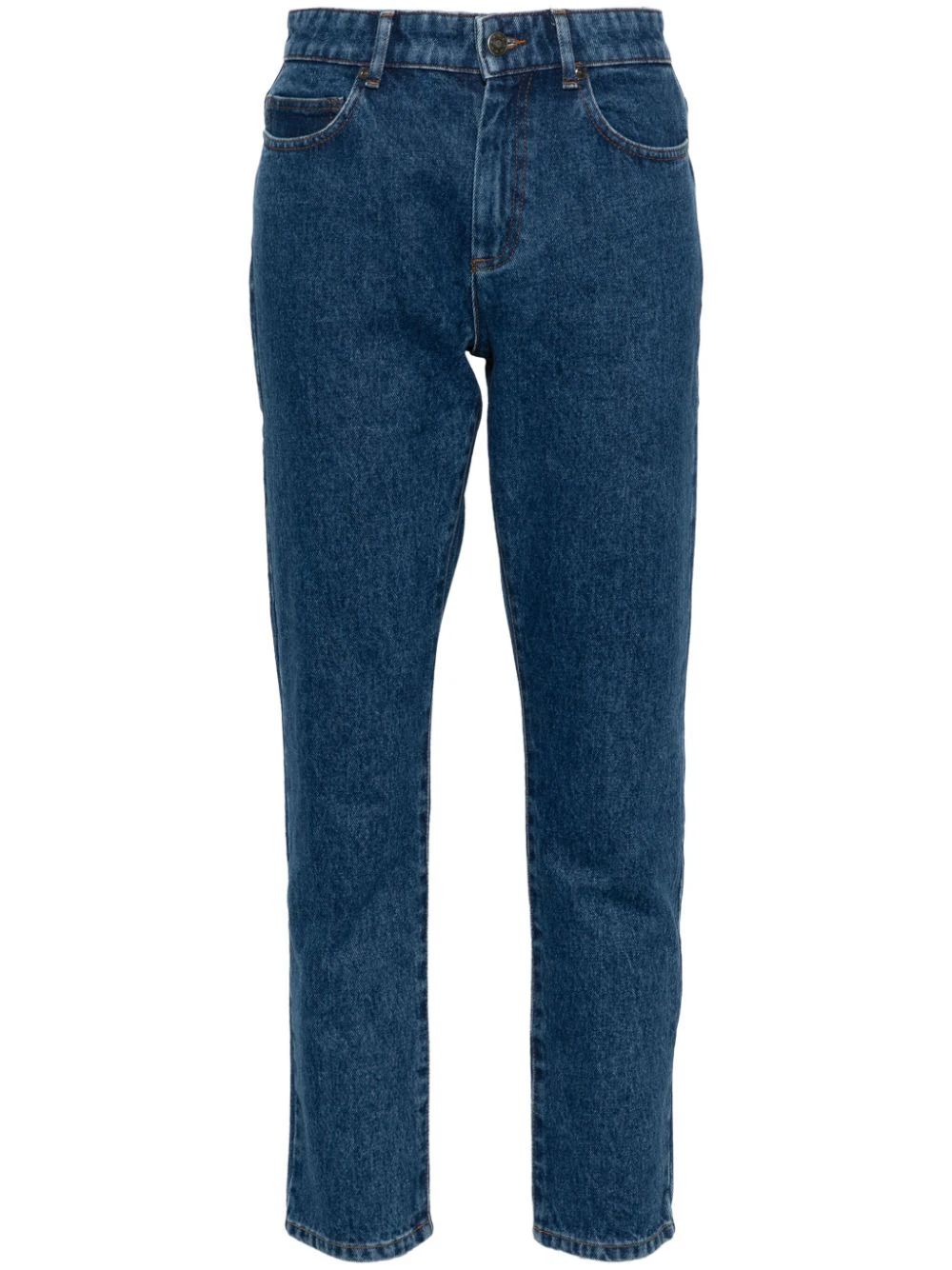 mid-rise tapered-leg jeans | Farfetch Global