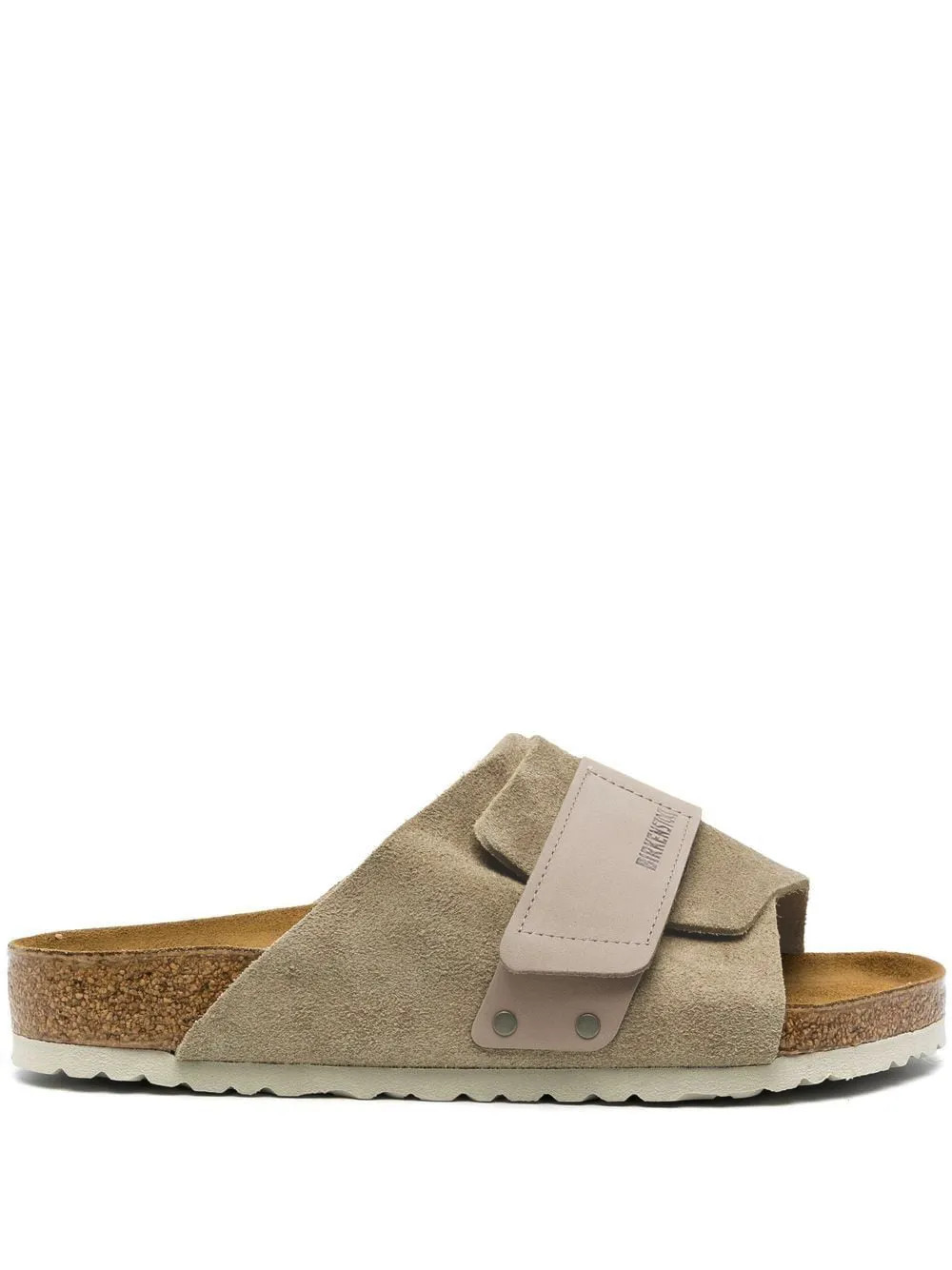 Birkenstock Kyoto touch-strap slip-on Sandals | Neutrals | FARFETCH AO | Farfetch Global