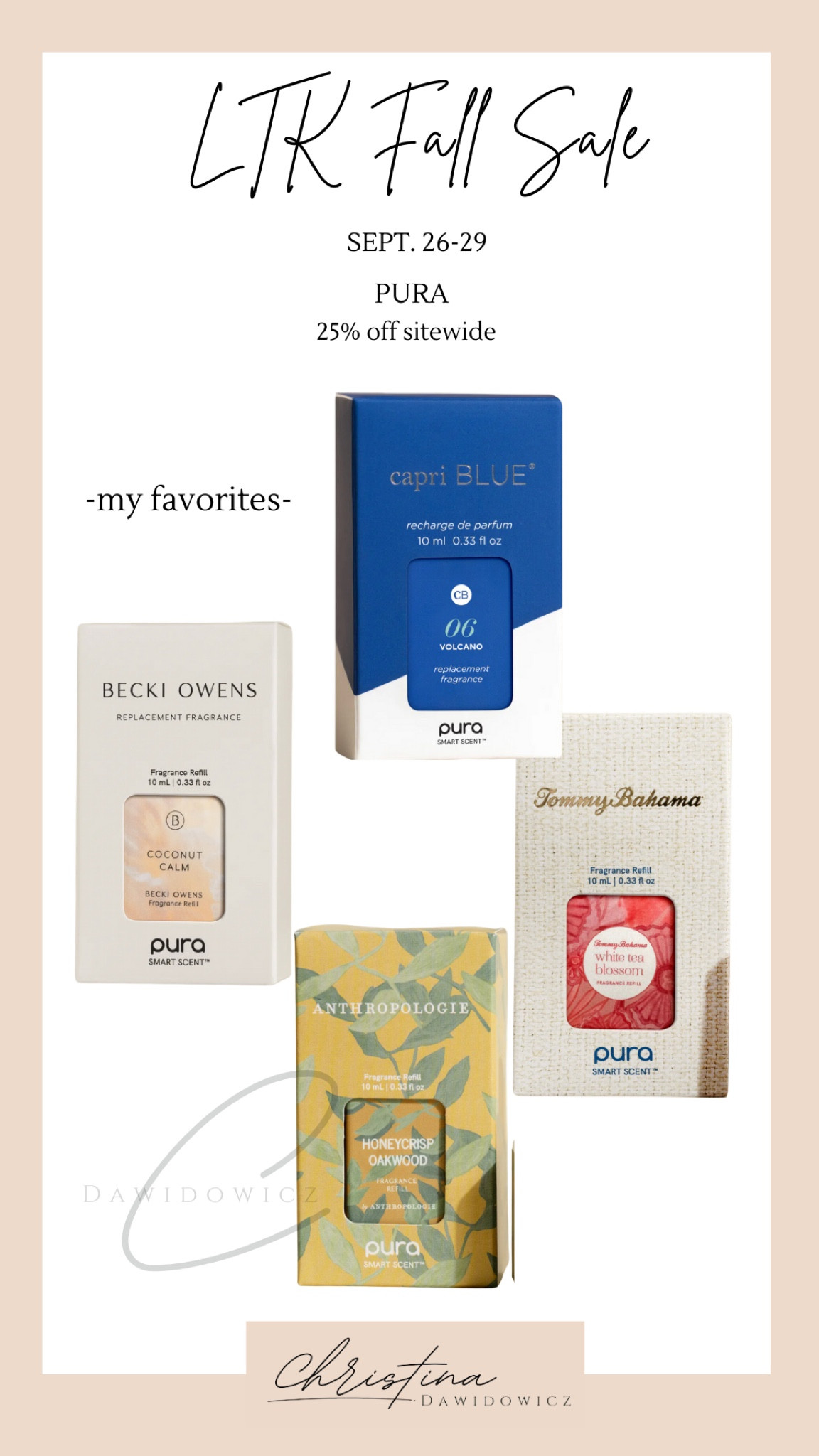 LTK Falk Sale - Pura 

Pura picks 
Pura scents 
Sale alert 
Falls scent 

#LTKSaleAlert #LTKFallSale #LTKSeasonal