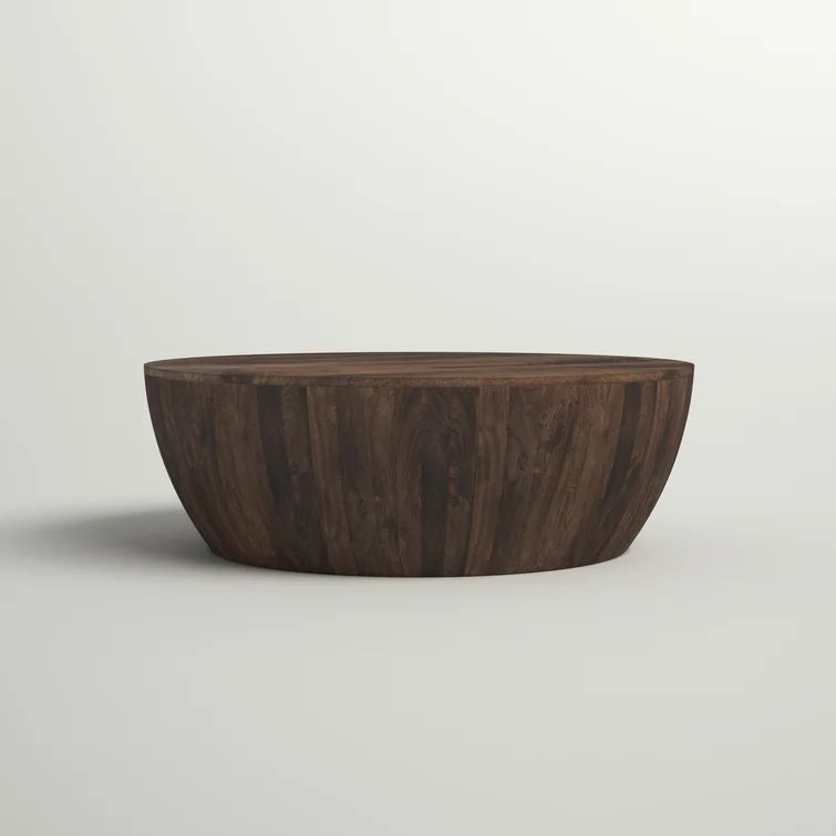 Vivienne Solid Wood Drum Coffee Table | Wayfair North America