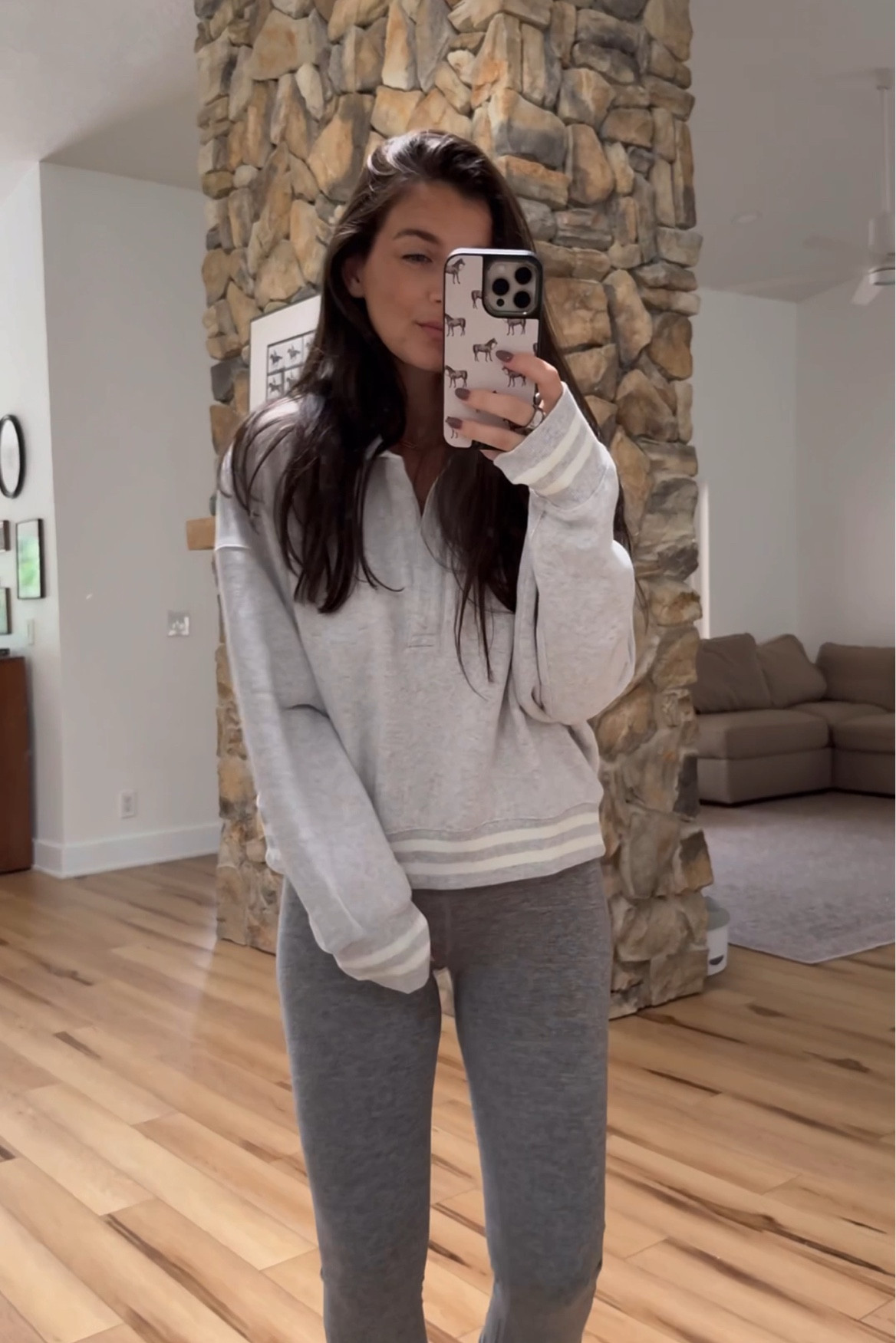a ton of my favorite loungewear comes from aerie! this sweater is now ONLY $19!!!!! wearing a size M #cozy #comfies #loungewear 

#LTKSaleAlert #LTKFindsUnder50