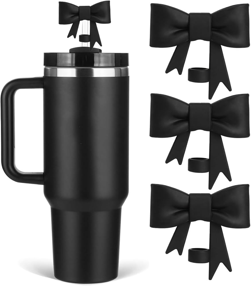 Mrltau 3 Pcs Bow Stanley Cup Strohhalm Abdeckung, Stanley Cup Zubehör, Stanley Cup Accessories, ... | Amazon (DE)