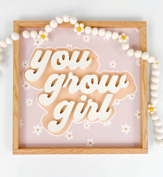 Simple Daisy Spring Felt Ball Garland - Collab w/ Opal + Olive 2020 - Bunting, Banner - Spring, S... | Etsy (US)