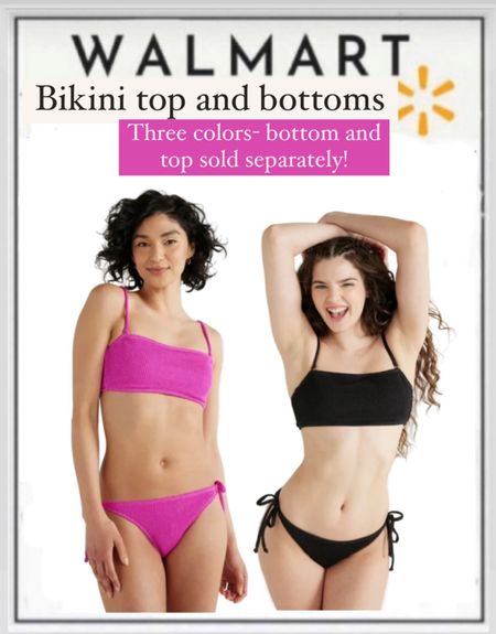 Love these Bikini tops or get as set with bottoms.  Sold separately   Tagged all  

#LTKU #LTKsalealert #LTKSeasonal