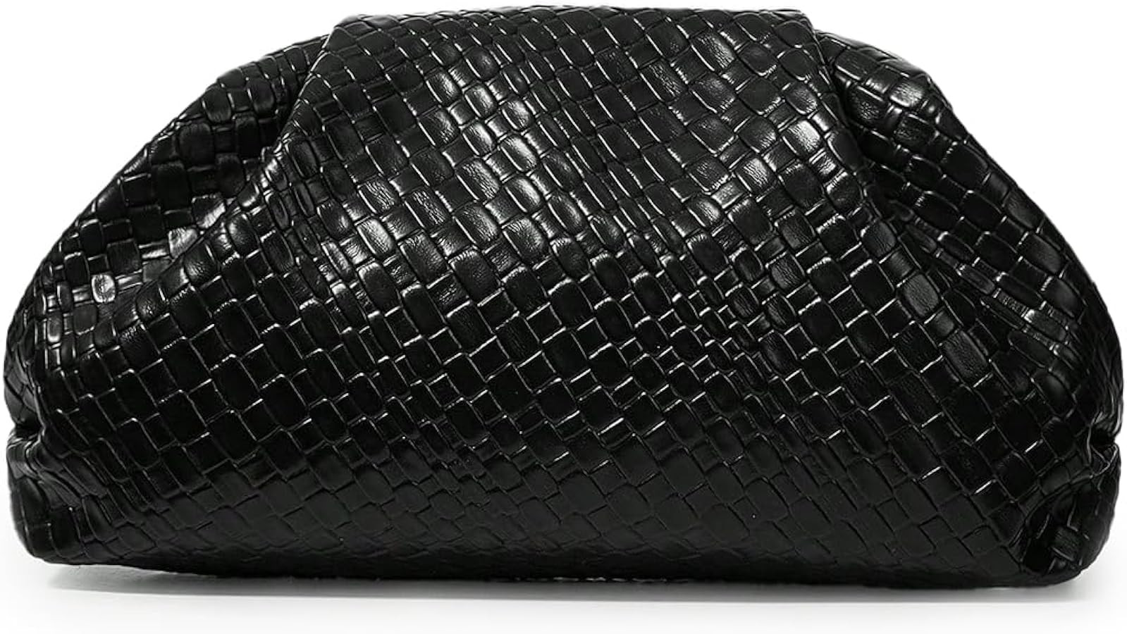 PHILOMENA Women's Woven Evening Bag Vegan Leather Clutch Purse Dumpling Ruched Bag Party Wedding ... | Amazon (UK)