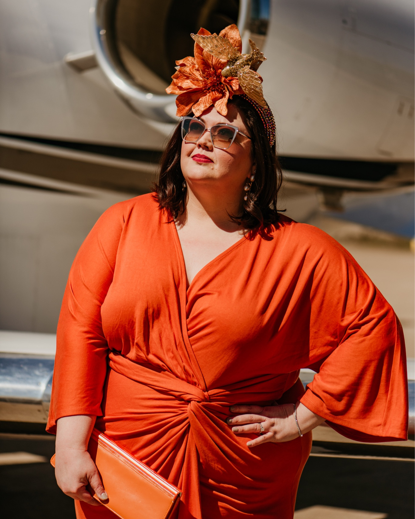 Luxe plus size Kentucky Derby outfit from a Louisville resident. A solid dress makes it easy to wear an extravagant derby hat or fascinator 🐎 

#LTKcurves