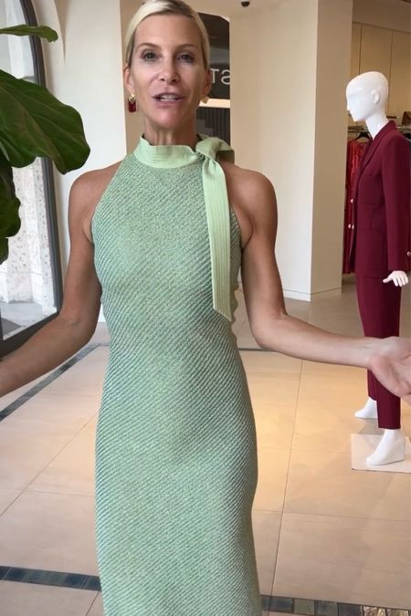 Absolutely in love with this green Halter Stretch Sequin Twill Knit Gown and matching Sequin Stretch Twill Knit Cape from the St. John Resort Collection. Pure elegance!  #GreenGown #ElegantEnsemble #StJohnCouture #StJohn #SequinMagic #ResortGlam #FashionElegance #LuxuryStyle #ChicCouture #GownGoals #StJohnFashion #FashionFinds #EleganceDefined #TimelessLuxury #StJohnKnit #HalterGown #SequinCape #KnitGown

#LTKover40 #LTKmidsize #LTKstyletip